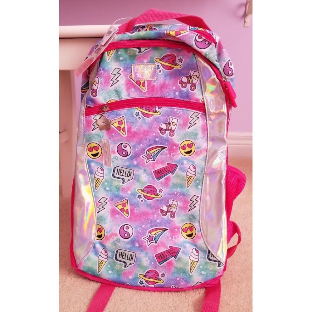 Limited Too 'Emoji-Print Halo Backpack'
